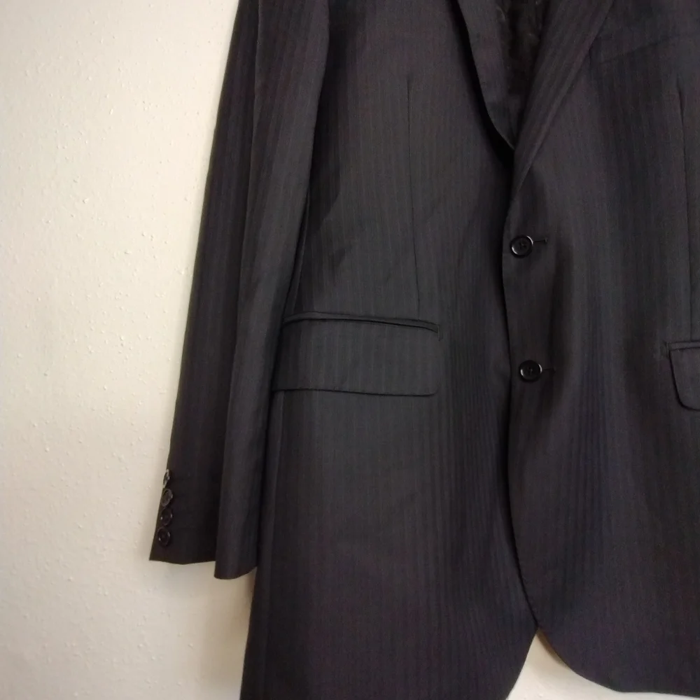 Ermenegildo Zegna Saks Fifth Avenue Classic Wool Office Sport Coat Blazer Sz 44R - Picture 11 of 16